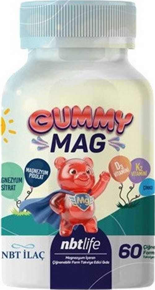 NBTLife Gummy MAG Kids Magnezyum 60 Gummies