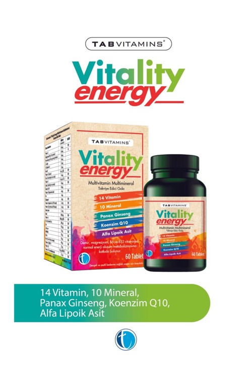 Vitality Energy Multivitamin Multimineral 60 Tablet