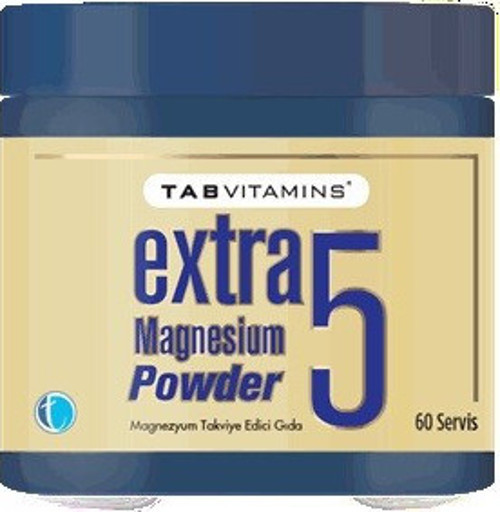 Tab Vitamins Extra5 Magnezyum Powder 60 Servis