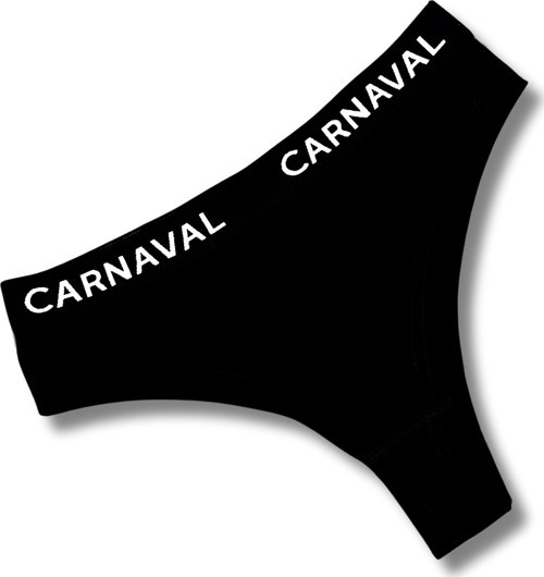 CARNAVAL Siyah Renkli Premium Kadın Brazilian Külot