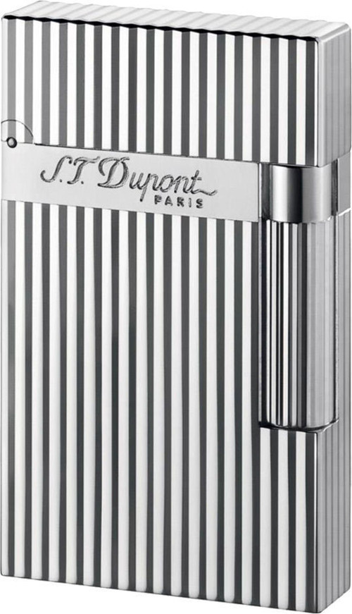 S.T. Dupont Ligne 2 Briquet Lignes Verticales Argent Çakmak 16817