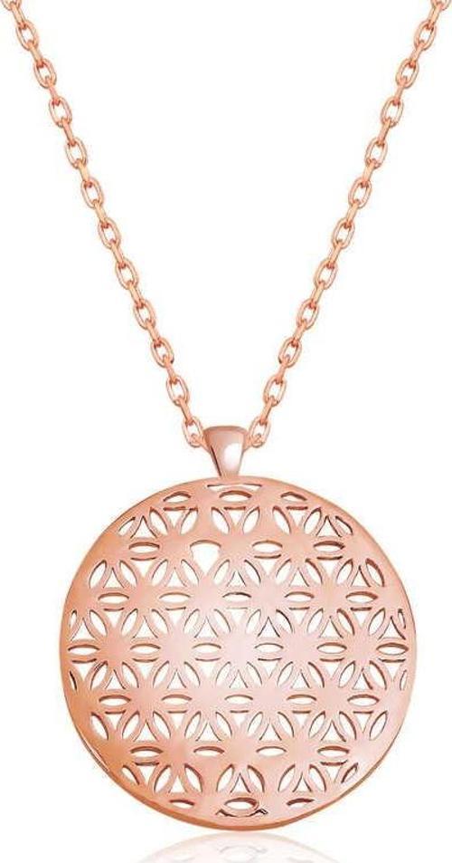 ​​925 Ayar Gümüş Yaşam Çiçeği Gümüş Kolye