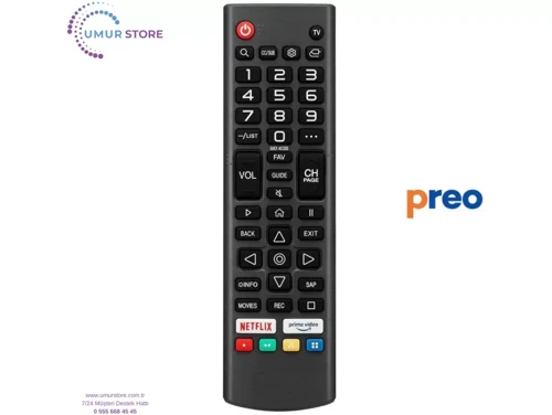 Preo İle Uyumlu Webos Tv Kumandası-Mikrofonsuz