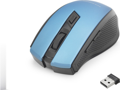 Kablosuz Mouse 800/1600 Dpi - Mavi Siyah HDX3404B