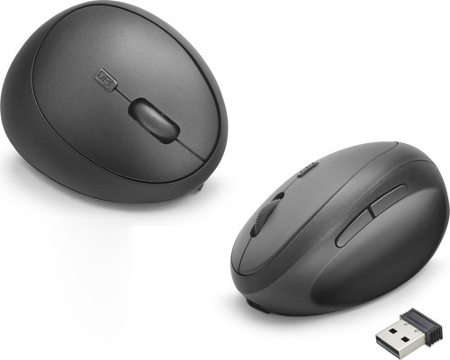 Kablosuz Ergonomik Dikey Gaming Mouse Dual Mod 3200 Dpi 6 Tuş Bilek Dostu - Siyah ND1210