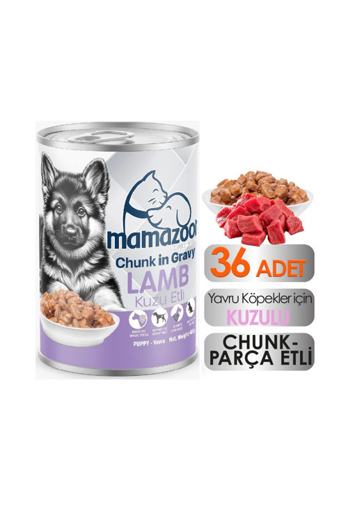 Kuzu Etli Yavru Köpek Maması 36 Adet