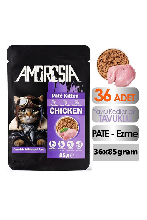 Tavuk Etli Pouch Yavru Kedi Maması 36 Adet