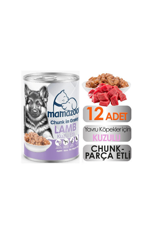 Kuzu Etli Yavru Köpek Maması 12 Adet