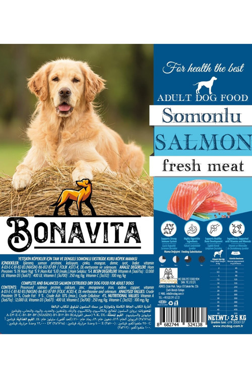 Somonlu Kuru Köpek Maması 5Kg (2.5 X 5)