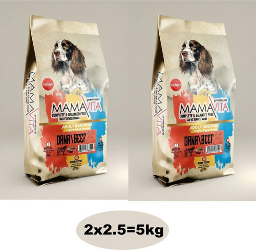 Dana Etli Yetişkin Köpek Kuru Maması 5Kg (2X2.5)