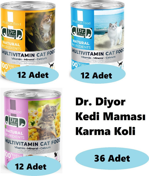 Kedi Maması Karma Koli 36 Adet 02