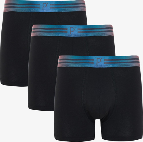 Erkek 3'Lü P Logolu Boxer
