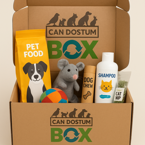 Candostumbox Evcil Hayvan Hediye Kutusu | Kedi Köpek Tavşan Kuş B