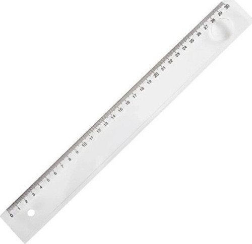 Cetvel Plastik 30Cm Mercekli - 2 adet