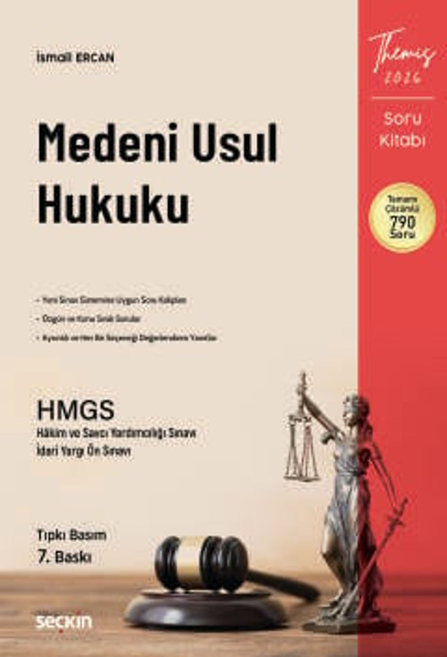 THEMIS - Medeni Usul Hukuku Soru Kitabı Tıpkı Basım İsmail Ercan 7. Baskı, Ocak 2026