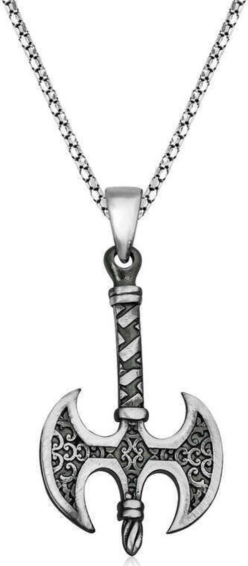 925 Ayar Gümüş Balta Kolye