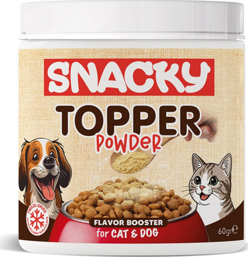 Freeze Dried Chicken Floss Toppers Powder - Köpek ve Kedi İçin Tavuklu Ek Besin 60 Gr