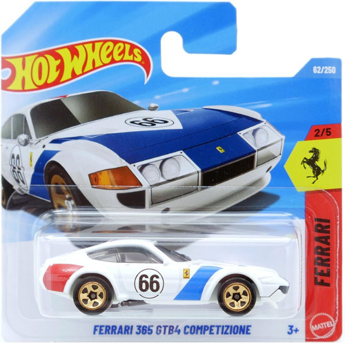 - Ferrari 365 GTB4 Competizione - Beyaz (1/64) JJJ30