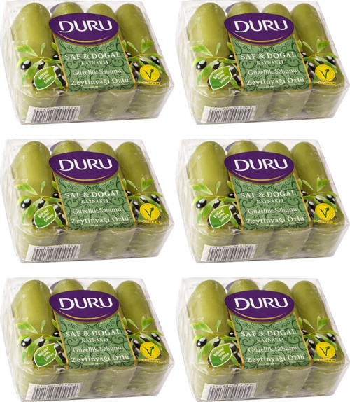 Saf&Doğal Zeytinyağlı Kalıp Sabun 4x70 gr x 6 Adet
