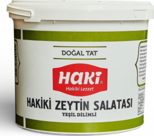 Haki Zeytin Salatası Kova 5 Kg
