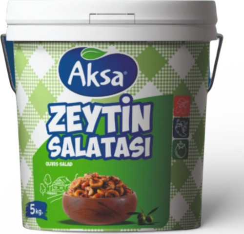 Aksa Zeytin Salatası Kova 5 Kg