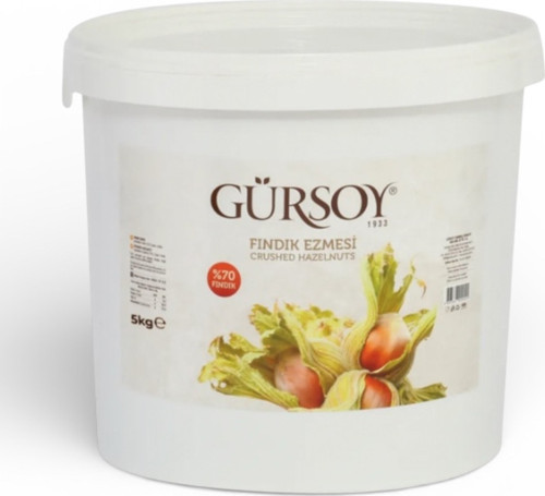 Gürsoy Fındık(%70) Ezmesi Taneli 5Kg