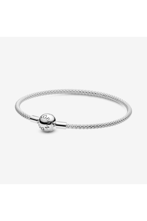 Charm Uyumlu, Ball Klips Örgü Bangle Bileklik, Tüm Boyutlar
