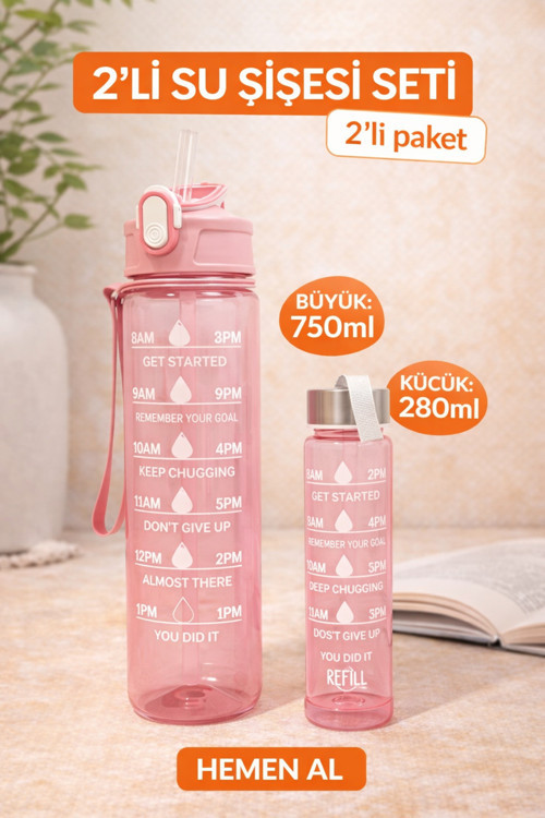900Ml Suluk, 3 Renk, Çocuklar, Sporcular Ve Günlük Kullanıma Uygun, Bpa Içermez.