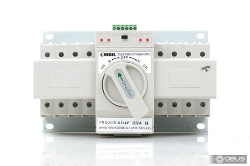 Obus Karavan Otomatik-Manuel Trifaze Transfer Switch 63A 400V