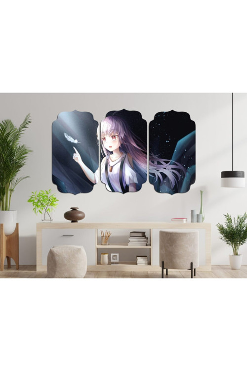 Anime Kız Mdf Tablo 0043 (Model D)