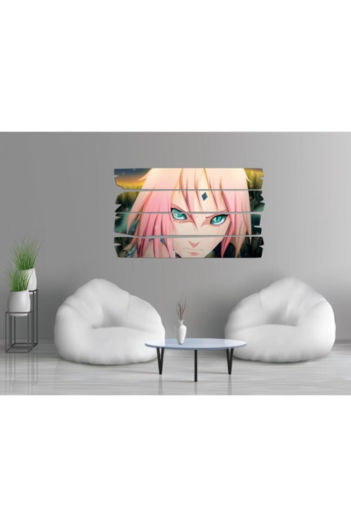 Naruto Anime Sakura Mdf Tablo 0384 (Model E)