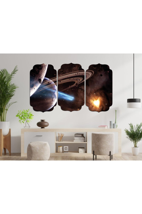 Fantazi Uzay Mdf Tablo 100 X 60 Cm