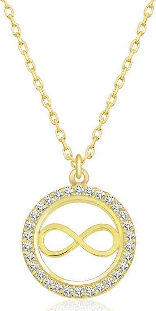 925 Ayar Gümüş Minik Sonsuzluk Bayan Gümüş Kolye