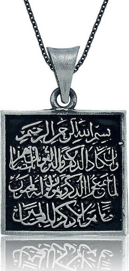 925 Ayar Gümüş Nazar Duası Kadın Gümüş Kolye