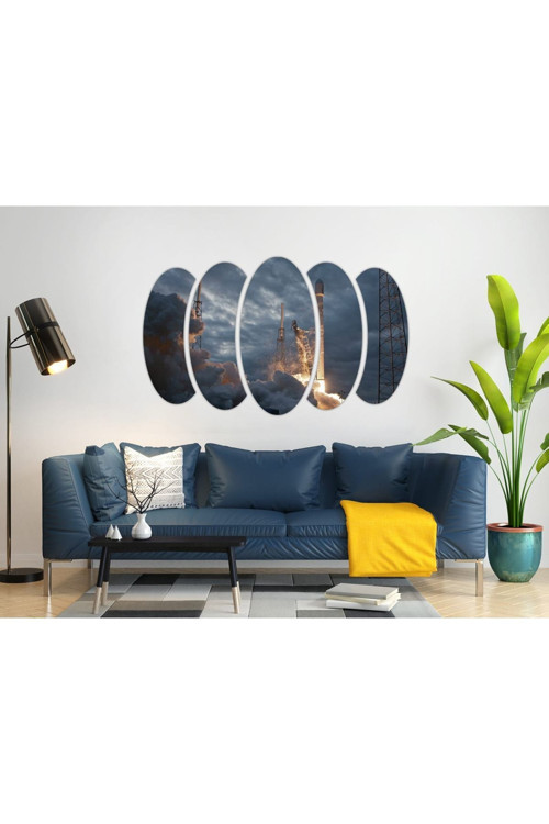 Roket Kalkışı Mdf Tablo 0950 (Model A)