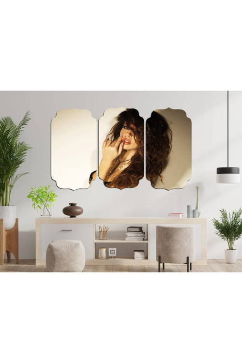 Kadın Saç Modeli Kuaför Mdf Tablo 1023 (Model D)