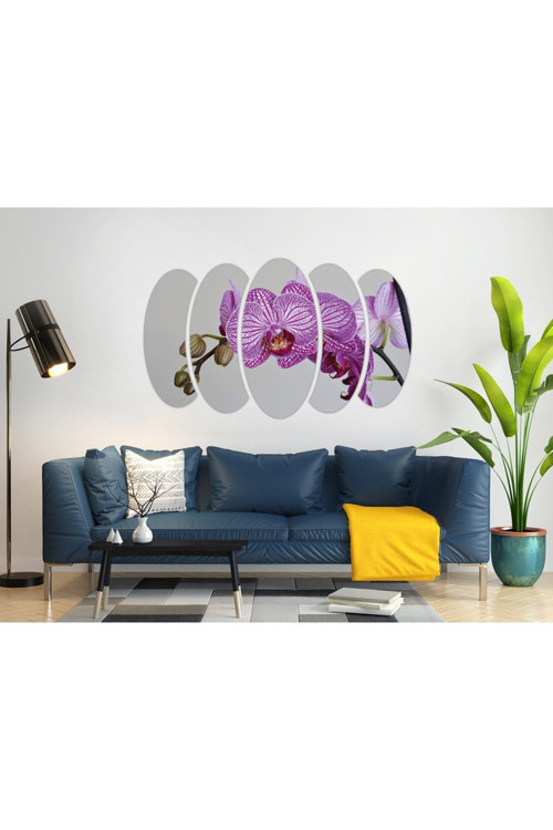 Mor Çiçek Mdf Tablo 0728 (Model A)