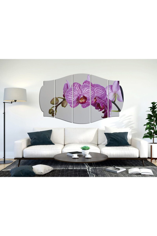 Mor Çiçek Mdf Tablo 0728 (Model C)