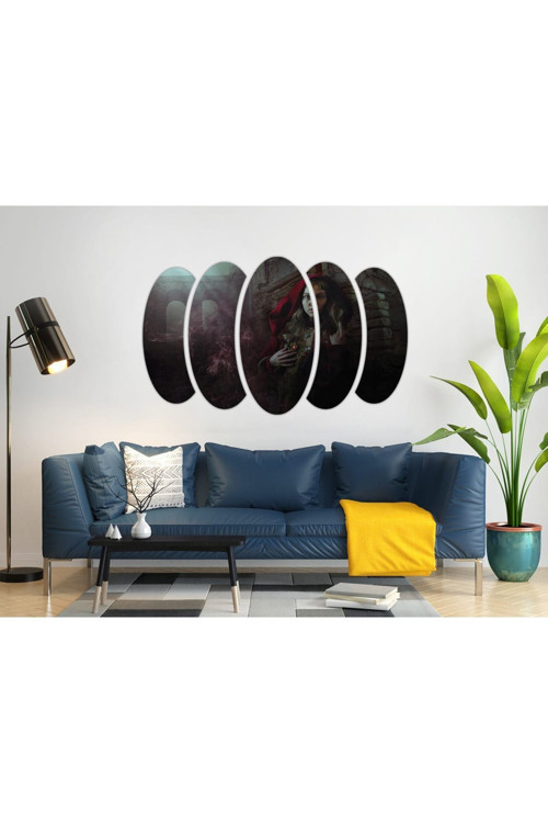 Kırmızı Başlıklı Kız Mdf Tablo 2958 (Model A)