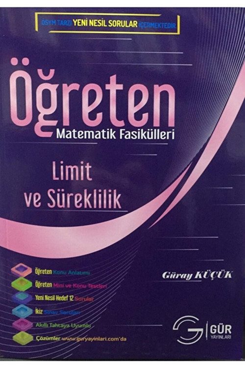 Gür Yayınları Öğreten Matematik Fasikülleri Limit Ve Süreklilik.