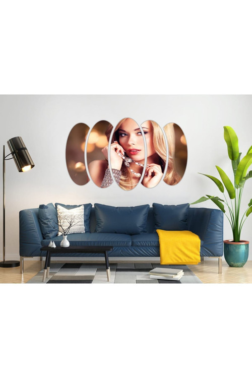 Kadın Saç Modeli Kuaför Mdf Tablo-1024