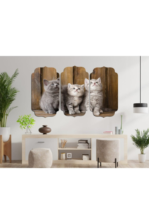 Kedi Mdf Tablo 2533 (Model D)