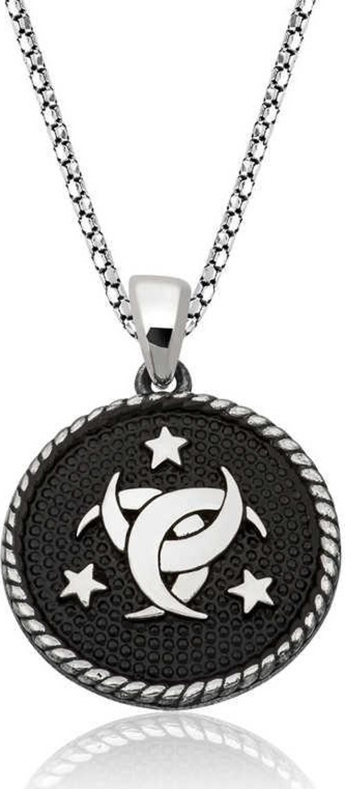 925 Ayar Gümüş Teşkilat-ı Mahsusa Erkek Gümüş Kolye