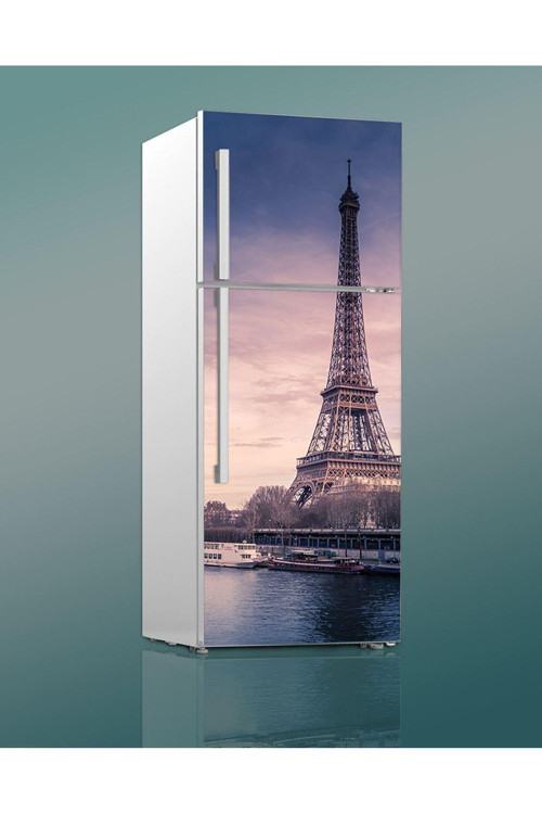Mavi Buz Dolabı Beyaz Eşya Sticker 70 X 171 Cm 044
