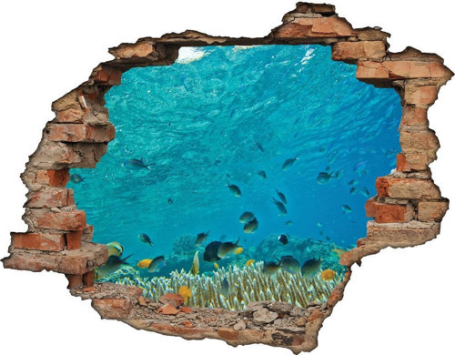 Balıklar Duvar Sticker 99X77 Cm