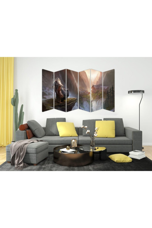 Yüzüklerin Efendisi Ayrık Vadi Gandalf Mdf Tablo-3055 Model-B