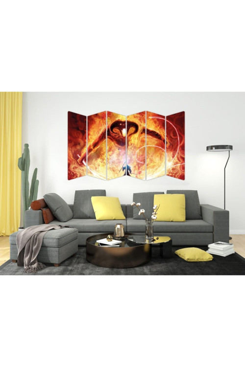 Yüzüklerin Efendisi Gandalf Balrog Mdf Tablo-3039 Model-B
