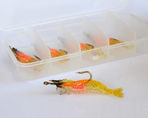3062 Silikon Karides 5.5cm Suni Yem 5'li Kutu Renk:06