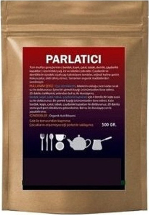 Endüstriyel Organik Parlatıcı | Restoran, Otel, Kafe Ve Profesyonel Mutfaklara Özel 500 Gr