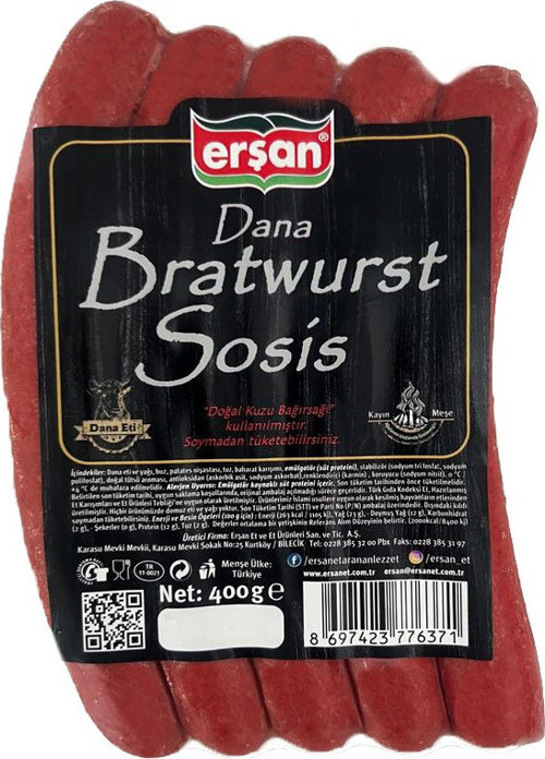 DANA BRATWURST SOSİS 400 GR